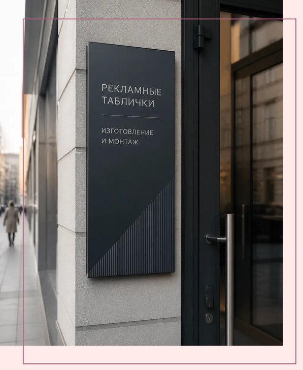 Рекламные таблички в Аксае по цене от 4571 р. | Аванза-Акс