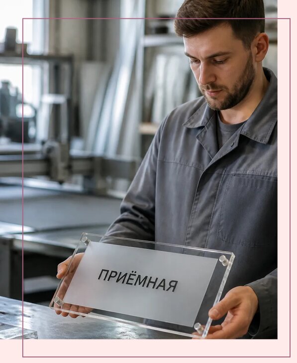 Таблички из оргстекла на заказ в Аксае от 3961 р. | Аванза-Акс
