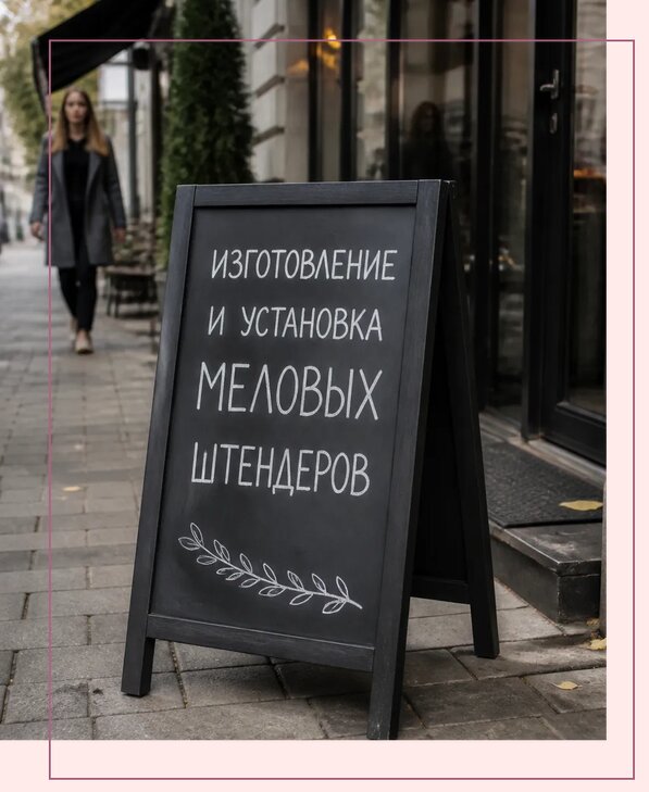 Меловые штендеры в Аксае по цене от 6602 р. | Аванза-Акс